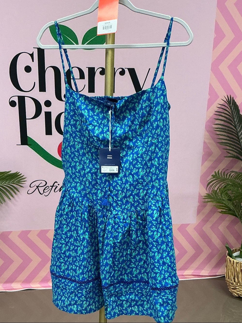 Roller Rabbit Blue Floral Skort Romper